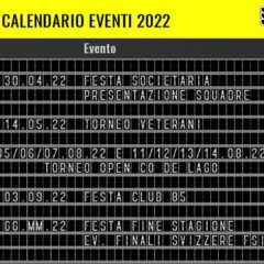 Calendario Eventi 2022